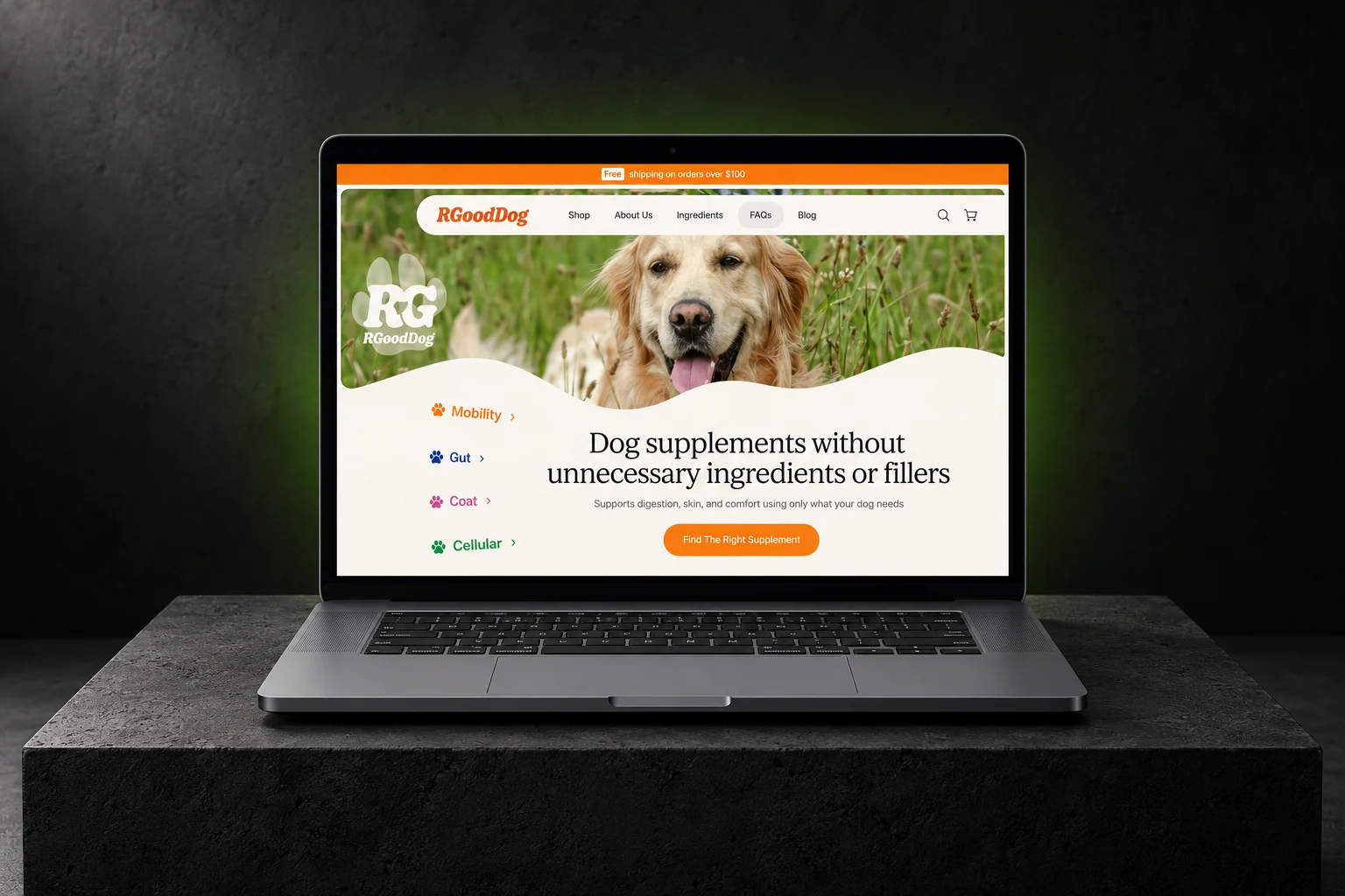 R Good Dog Shopify storefront and loyalty rewards build