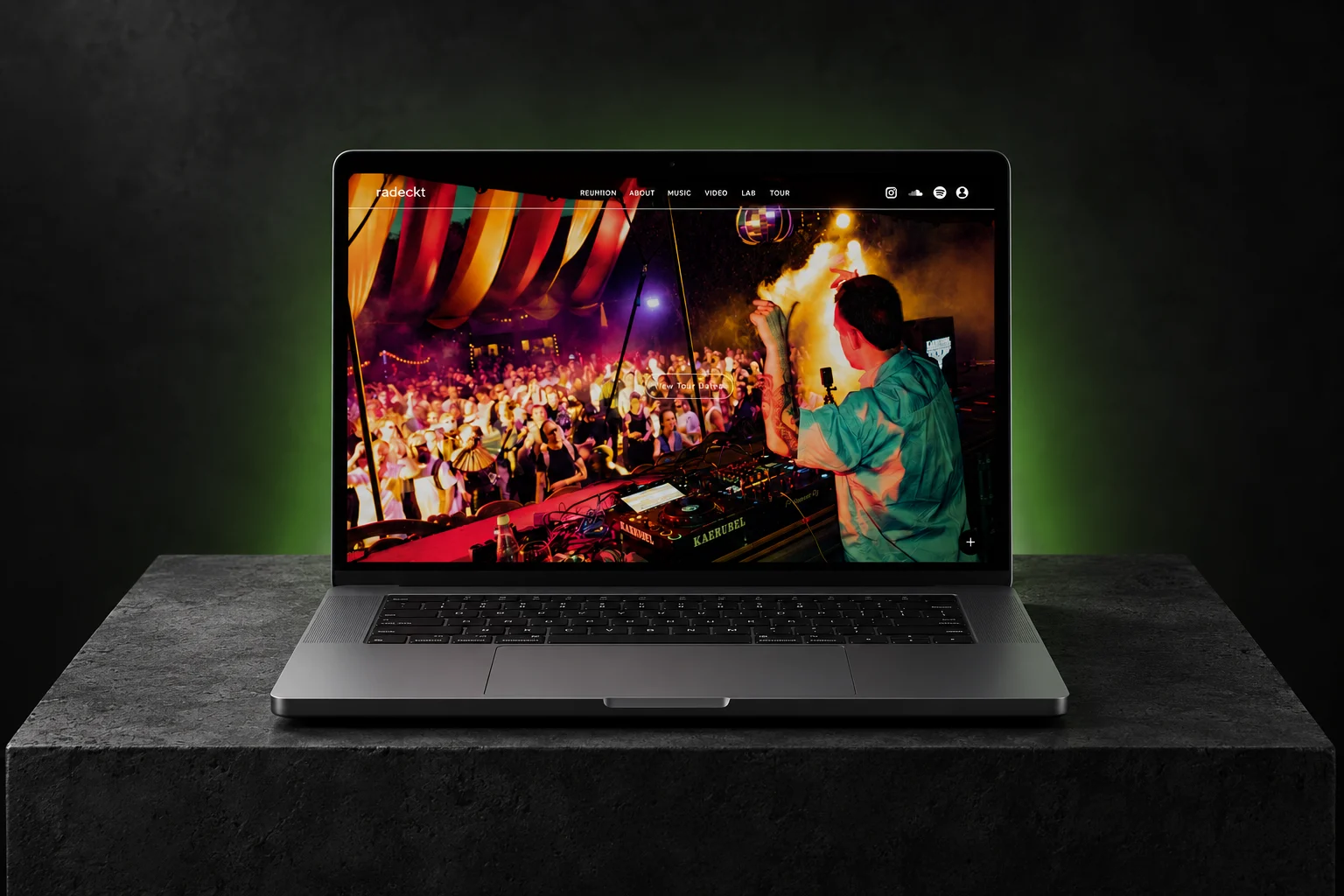 Radeckt & Lar Lar Land, music artist Shopify builds | EVDEV
