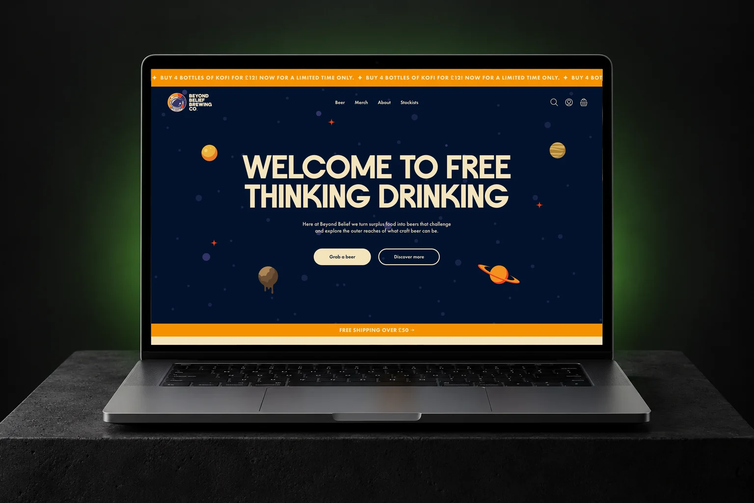 Beyond Belief Brewing — Shopify store by EVDEV