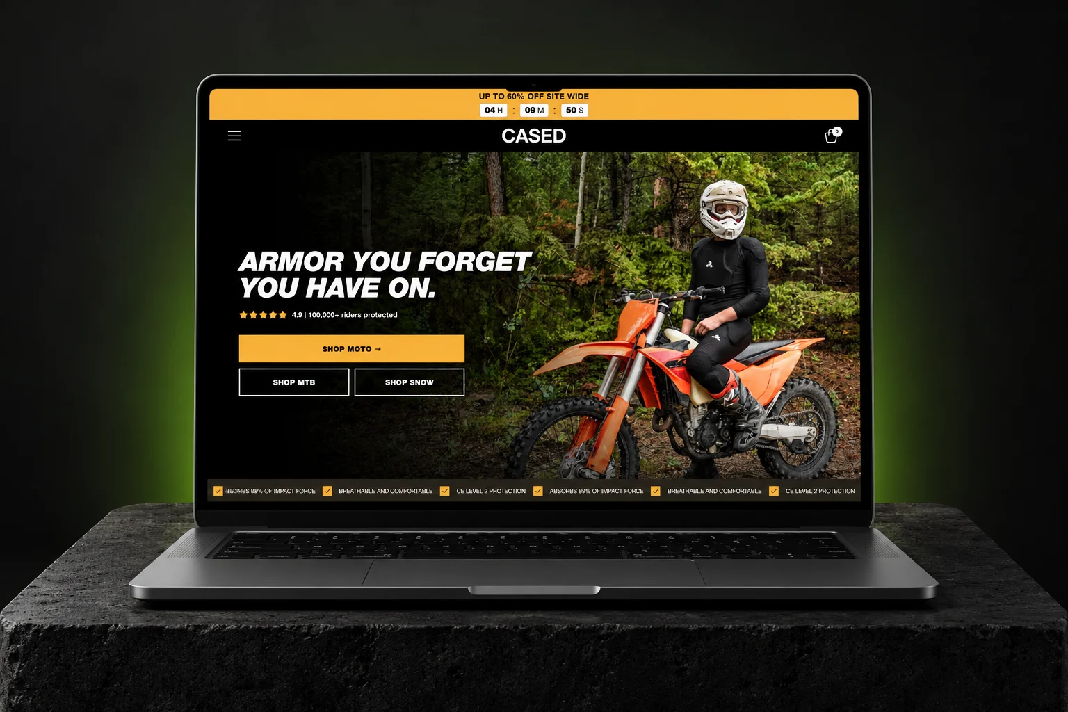 Cased — Shopify store by EVDEV