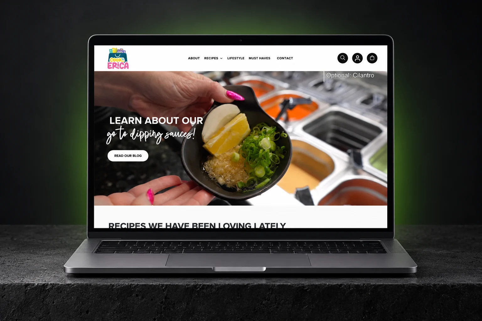 Cook It Erica — Shopify store by EVDEV