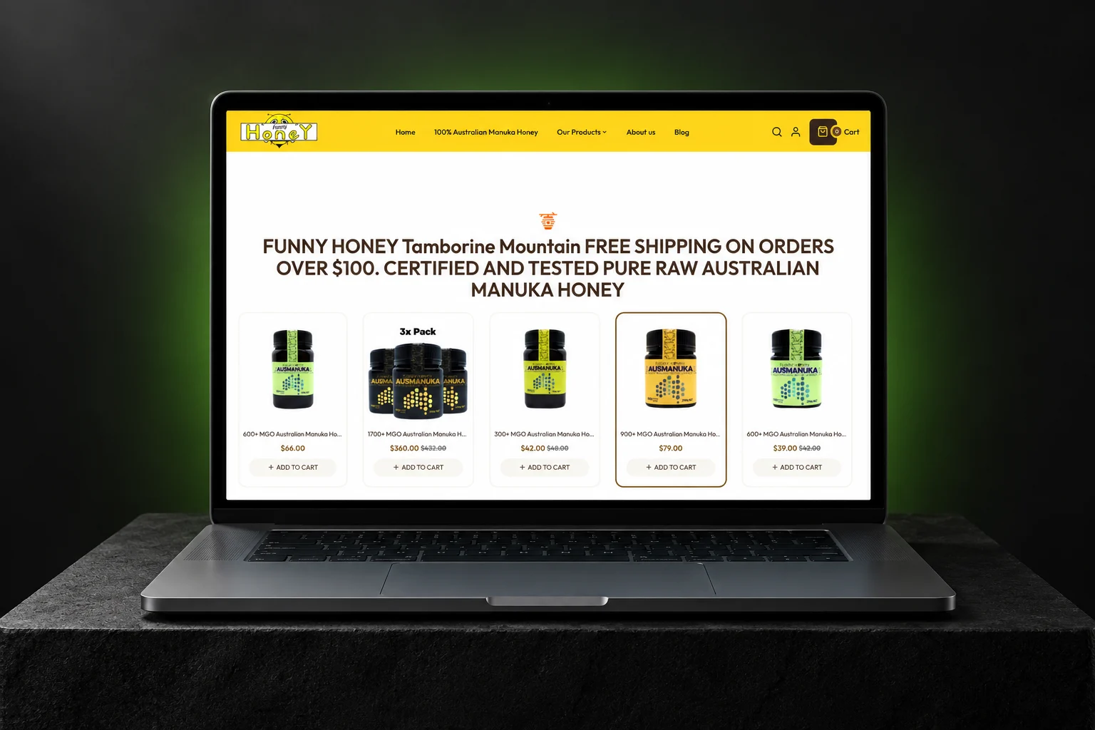 Funny Honey — Shopify store by EVDEV