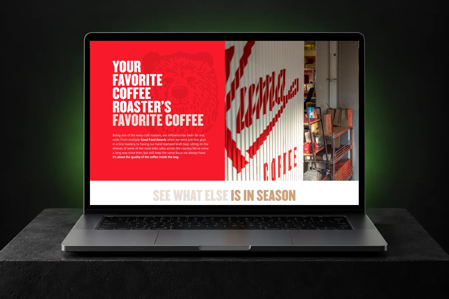 Kuma Coffee — Shopify store by EVDEV