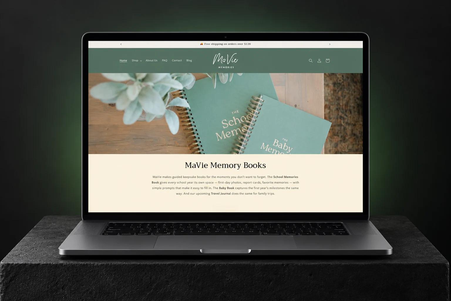Mavie Memories — Shopify store by EVDEV